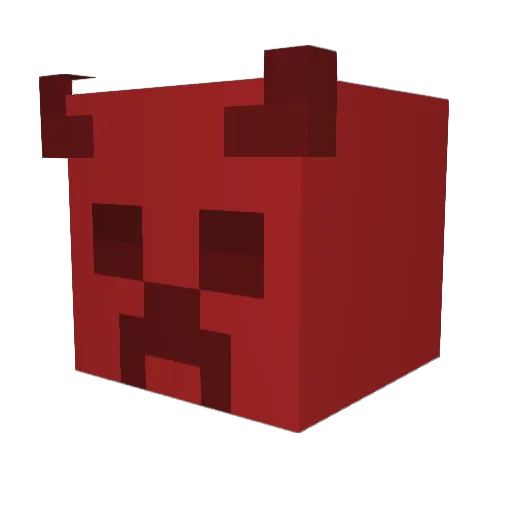 dongha0221 Minecraft avatar head, 3D render