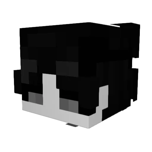 dongoh9 Minecraft avatar head, 3D render