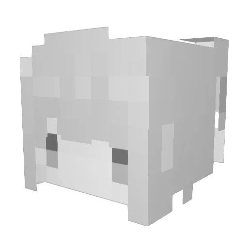 dongrixuexue Minecraft avatar head, 3D render