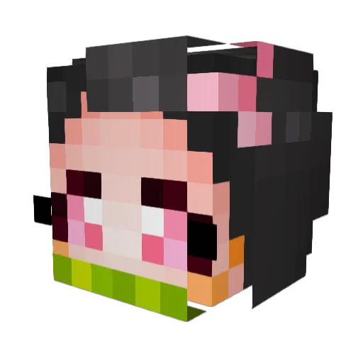 dongslow Minecraft avatar head, 3D render