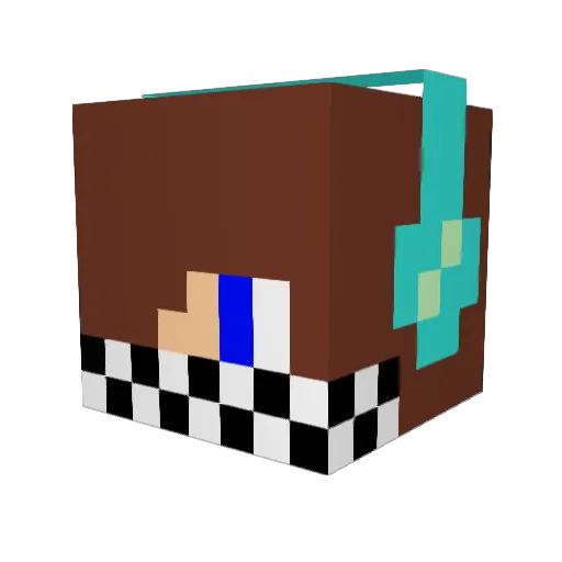 donie233 Minecraft avatar head, 3D render