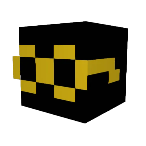 donilool Minecraft avatar head, 3D render