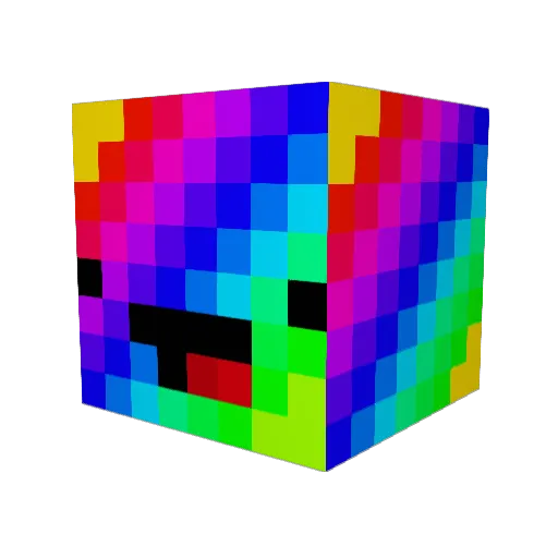 donkeeeh Minecraft avatar head, 3D render