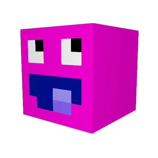 donkeykraft Minecraft avatar head, 3D render