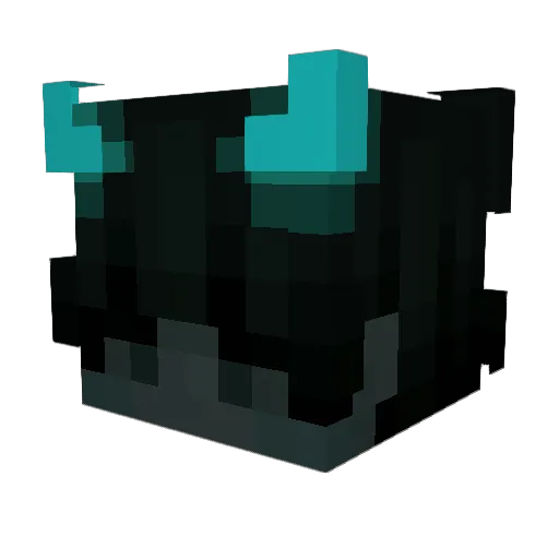 donkeyseller Minecraft avatar head, 3D render