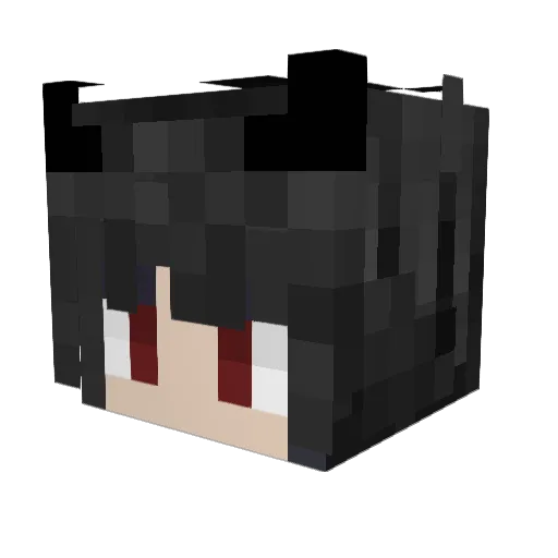 donniexz Minecraft avatar head, 3D render