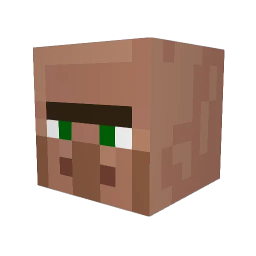 donnyMX16 Minecraft avatar head, 3D render