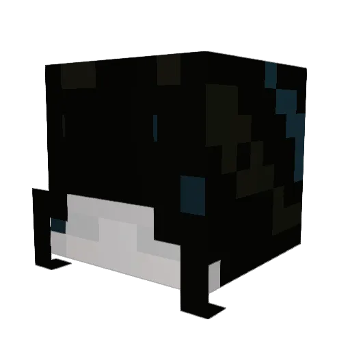 dononfire Minecraft avatar head, 3D render