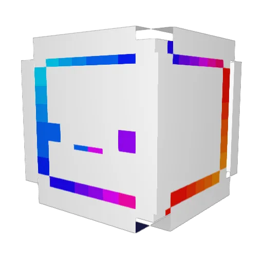 donoty Minecraft avatar head, 3D render