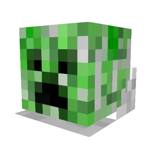 donovantran Minecraft avatar head, 3D render