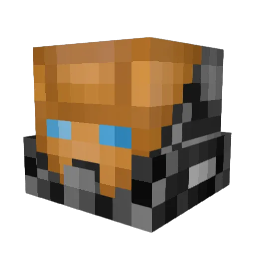 donovanvrne Minecraft avatar head, 3D render