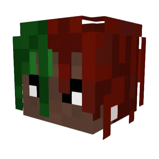 donshock999 Minecraft avatar head, 3D render