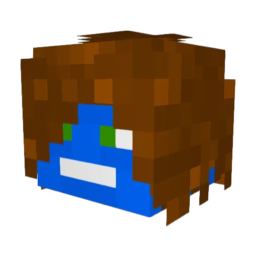 donsuzcreper Minecraft avatar head, 3D render