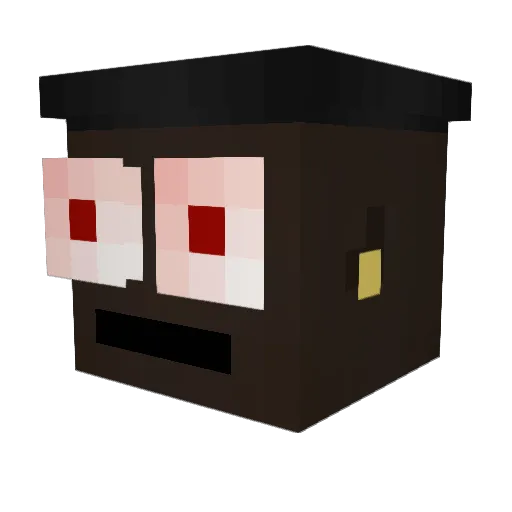 dontaviousjr Minecraft avatar head, 3D render