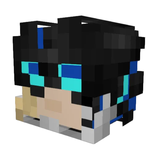 dontblameme13 Minecraft avatar head, 3D render