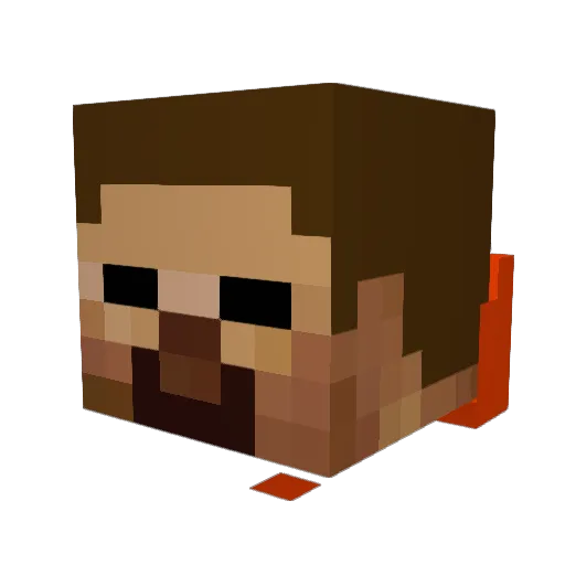dontpushit56 Minecraft avatar head, 3D render