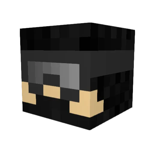 donttickleme Minecraft avatar head, 3D render