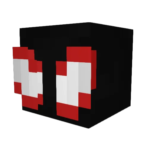 dontwannafight Minecraft avatar head, 3D render