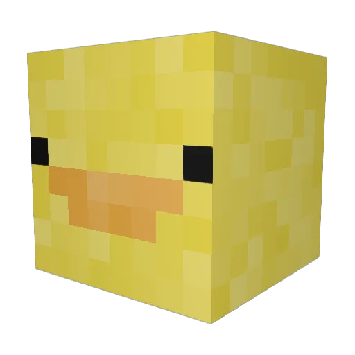 donut2023 Minecraft avatar head, 3D render