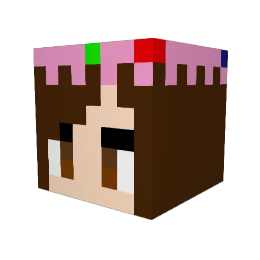 donut_monster10 Minecraft avatar head, 3D render