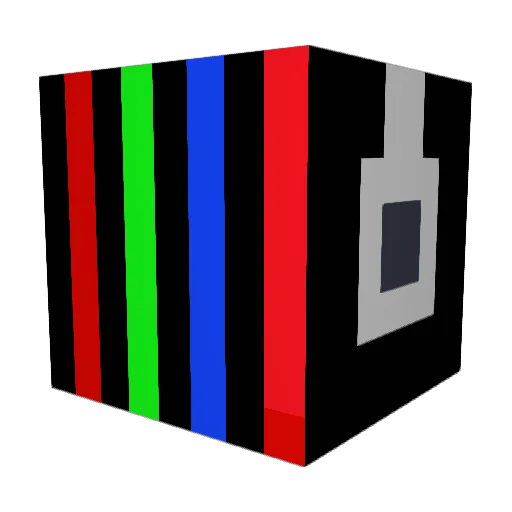 doodleaca Minecraft avatar head, 3D render