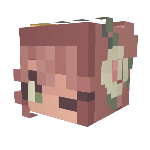 doodlebop43 Minecraft avatar head, 3D render