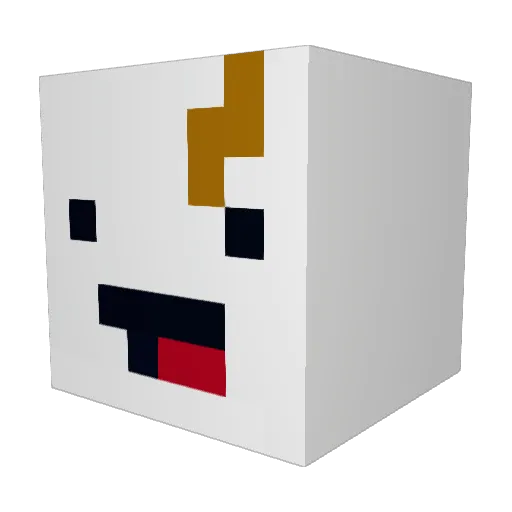 doodlebug1016 Minecraft avatar head, 3D render
