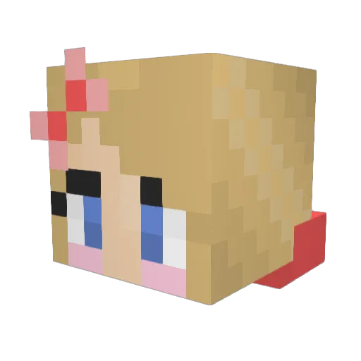 doodlebug30 Minecraft avatar head, 3D render