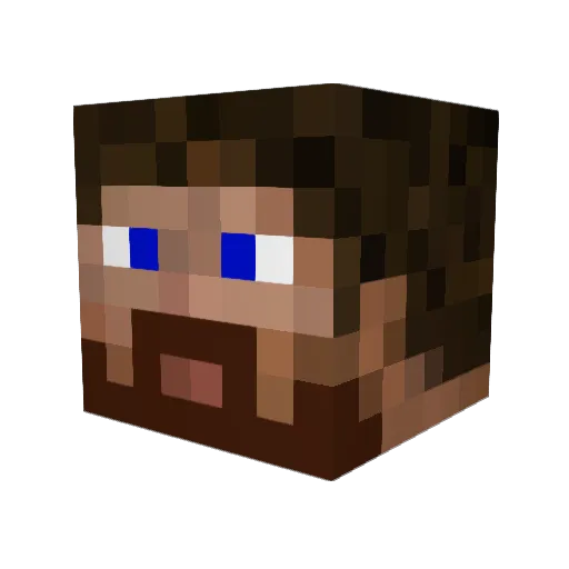 doodleman360__ Minecraft avatar head, 3D render