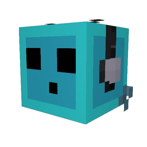 doodlexy123 Minecraft avatar head, 3D render