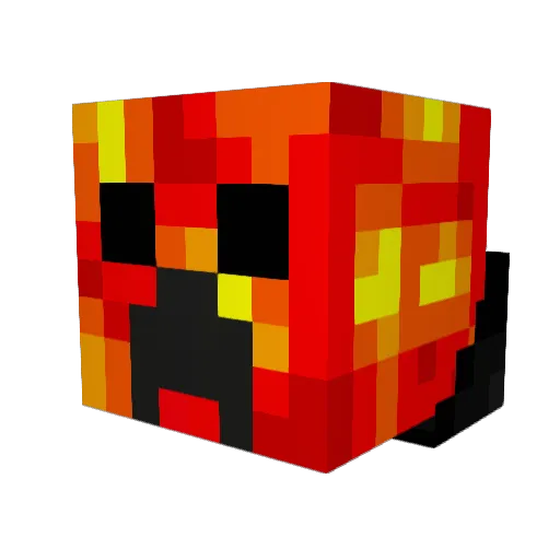 doodlook Minecraft avatar head, 3D render
