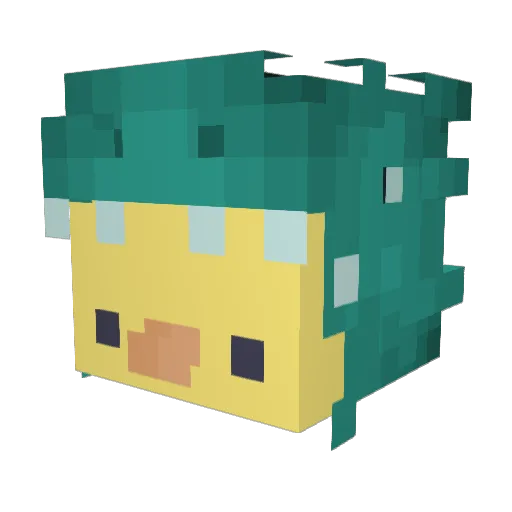 doodsmood Minecraft avatar head, 3D render