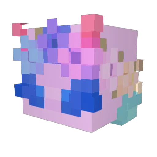 doogsley Minecraft avatar head, 3D render