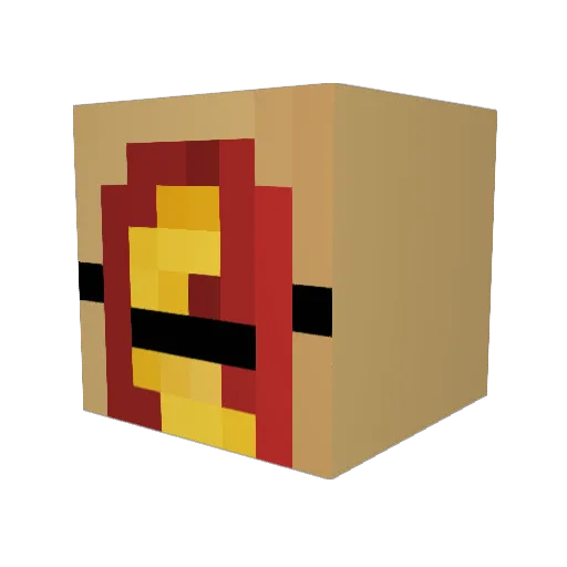 dookie124 Minecraft avatar head, 3D render