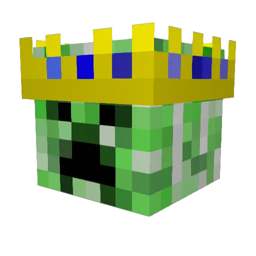dookiedude Minecraft avatar head, 3D render