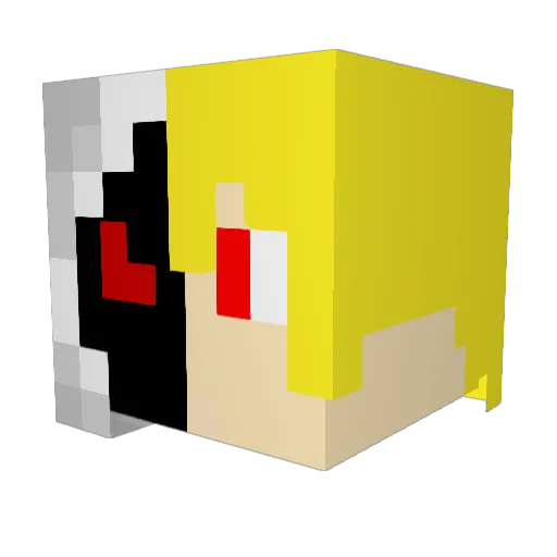 dookin17 Minecraft avatar head, 3D render