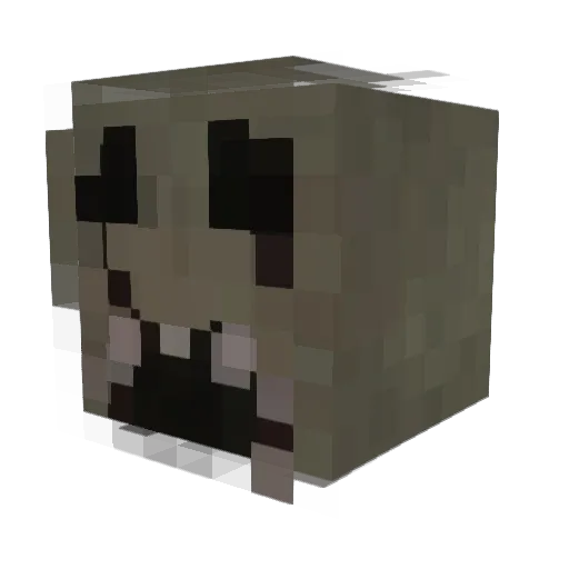 dooliemc Minecraft avatar head, 3D render