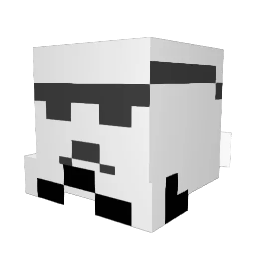 doolstare Minecraft avatar head, 3D render