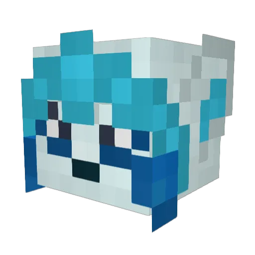 doom587 Minecraft avatar head, 3D render