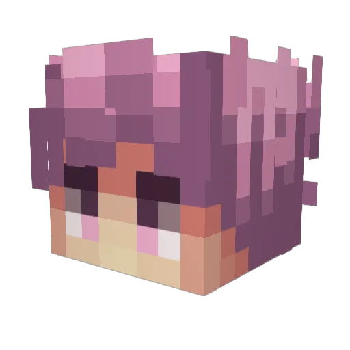 doom72 Minecraft avatar head, 3D render
