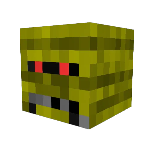 doomchit1220 Minecraft avatar head, 3D render