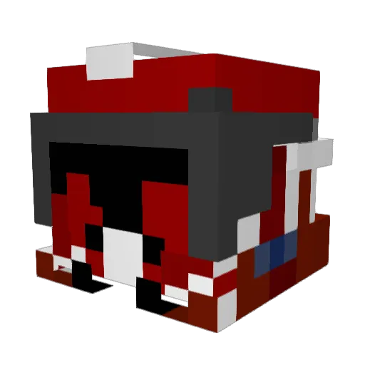 doomdu77 Minecraft avatar head, 3D render