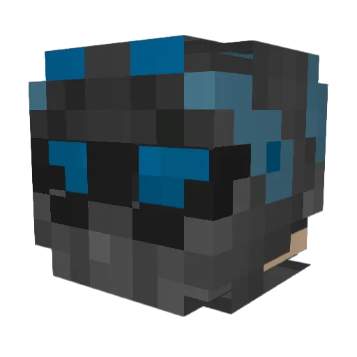 doomlordzz Minecraft avatar head, 3D render