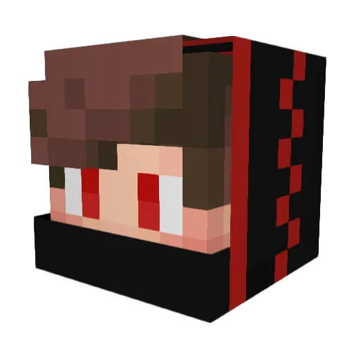 doomy1990 Minecraft avatar head, 3D render