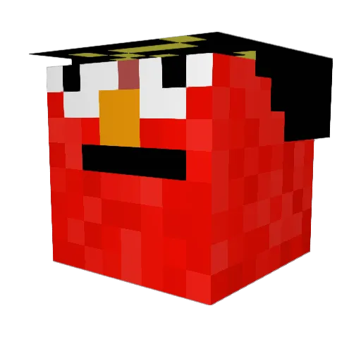 doonyfat Minecraft avatar head, 3D render