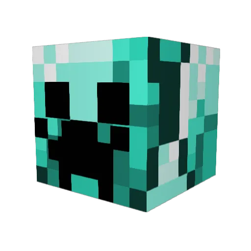 doooooooom9 Minecraft avatar head, 3D render