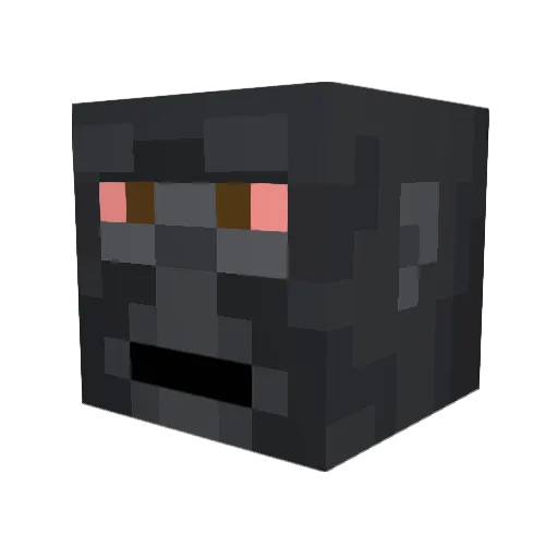 dooopa Minecraft avatar head, 3D render