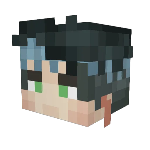 door2heaven Minecraft avatar head, 3D render
