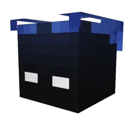 doork Minecraft avatar head, 3D render