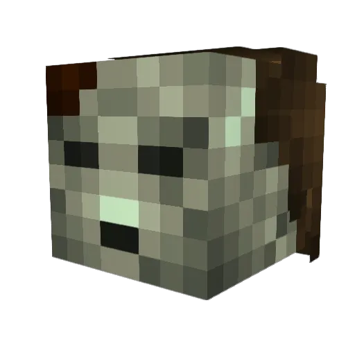 doorkdad Minecraft avatar head, 3D render